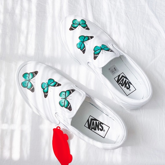 Vans custom butterfly classic slip - Picture 3 of 3